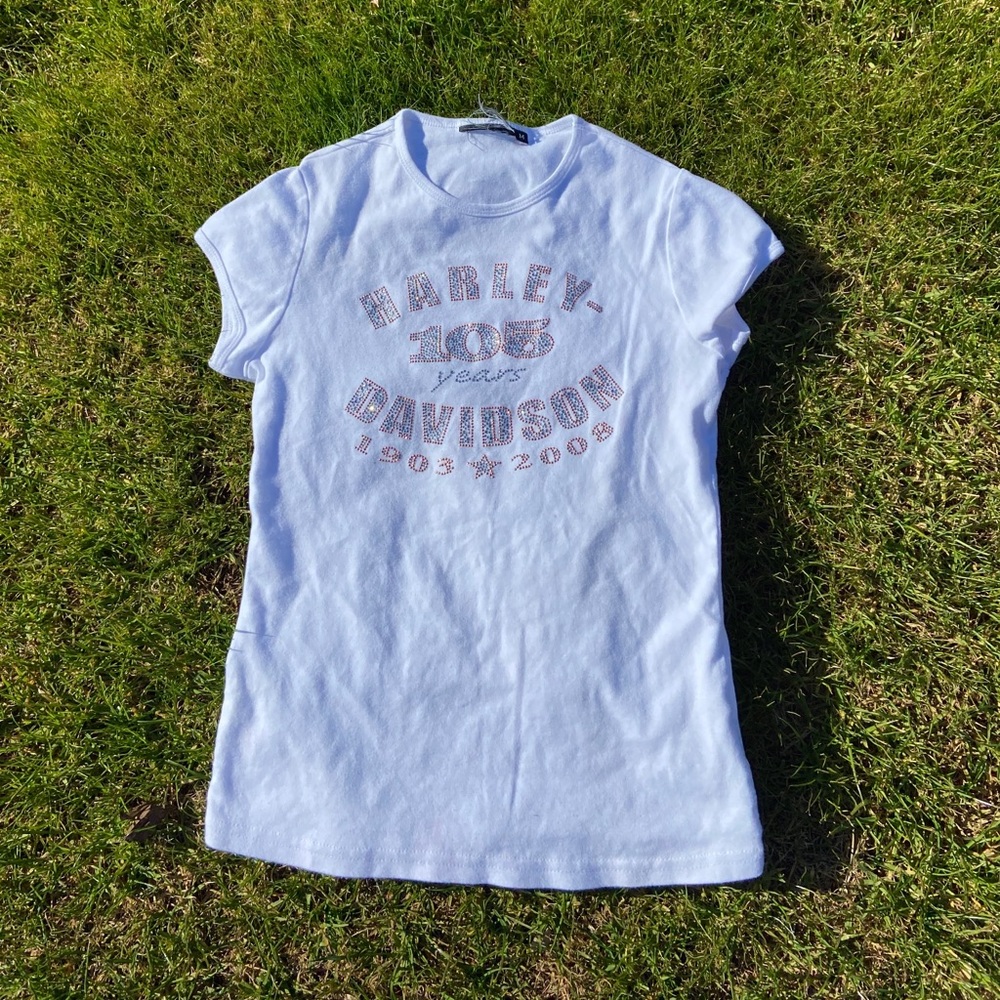 Vintage Harley Davison sequin top